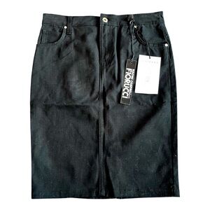 Fiorucci NWT Black Pencil Skirt, Naomi Campbell Collab Size 40